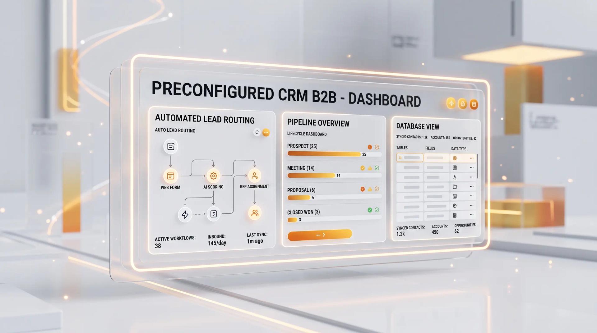 Preconfigured CRM Workflow
