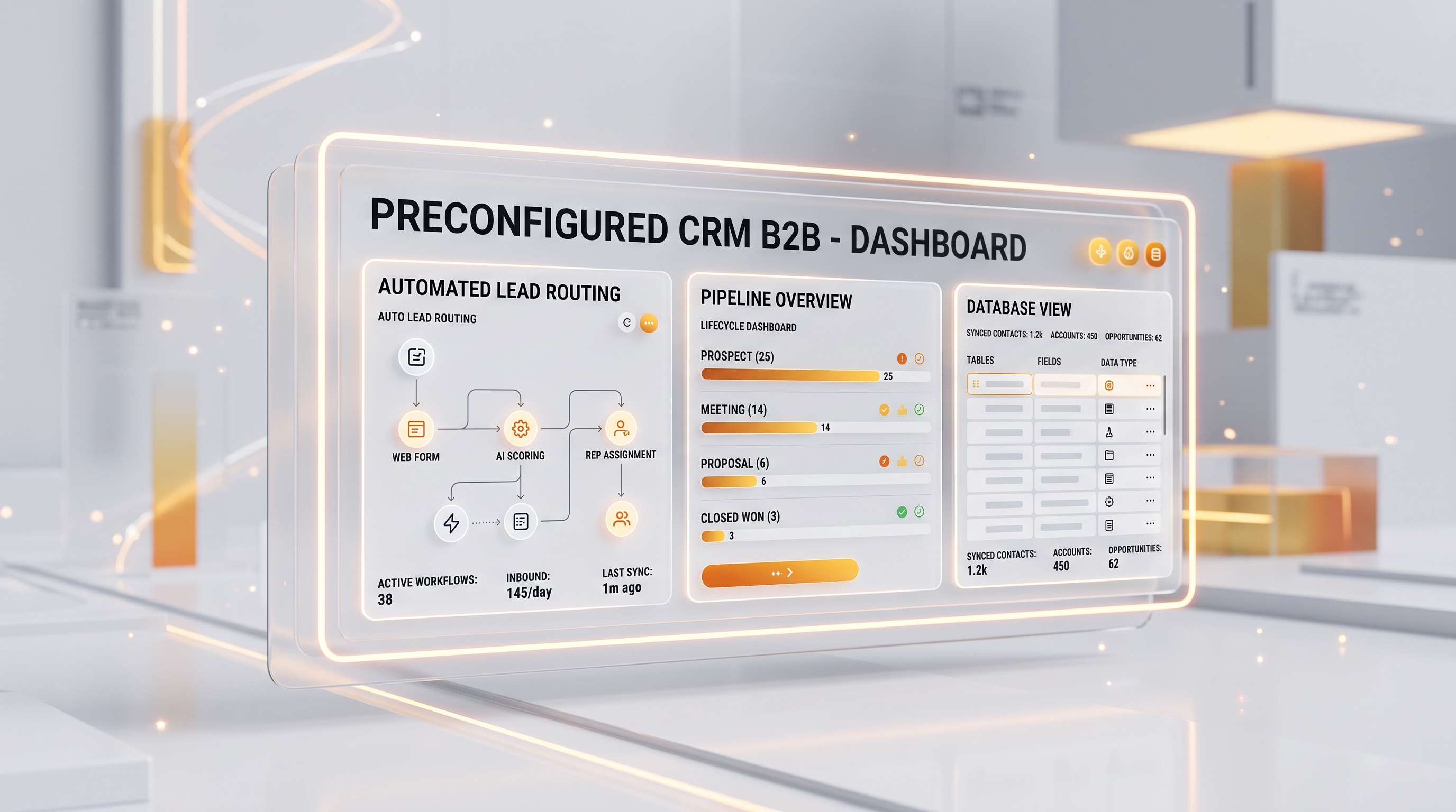 Preconfigured CRM Workflow